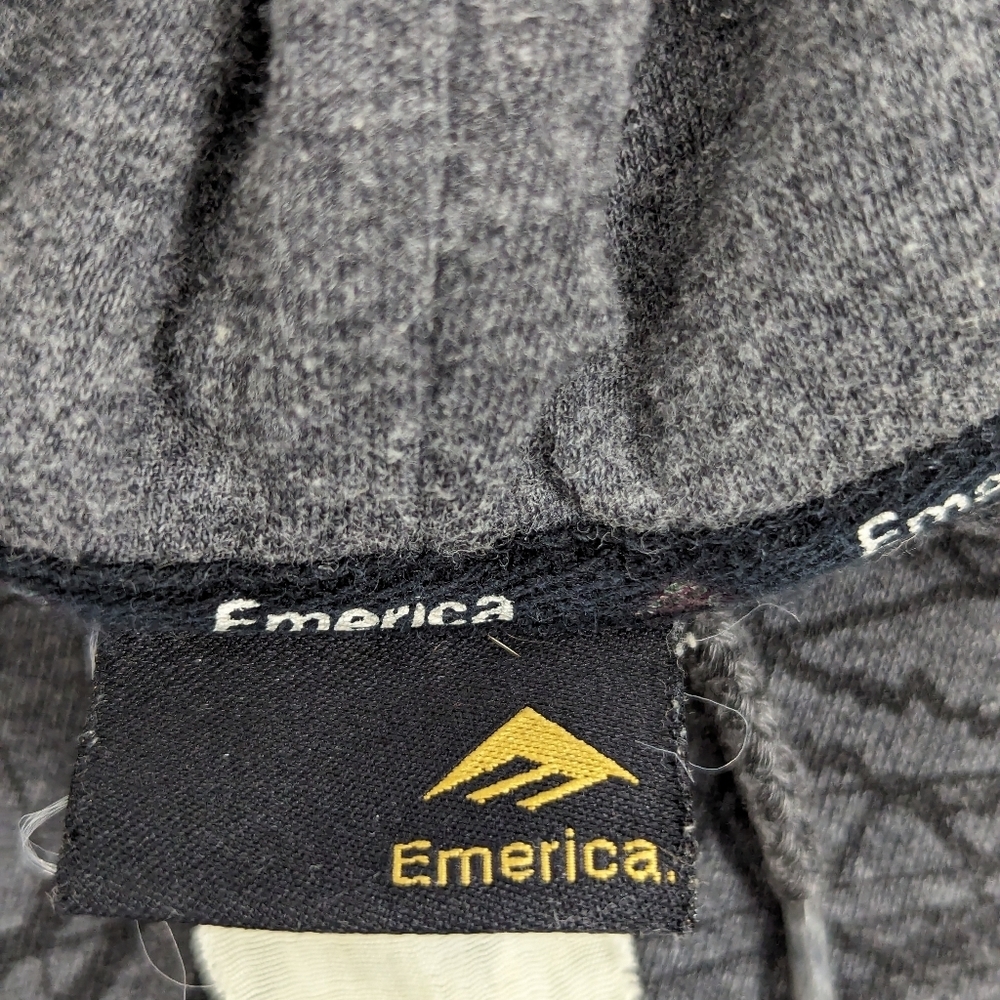 Emerica Men's Skull Print Cowl Neck Sweater - approximate size L - Picture 5 of 5